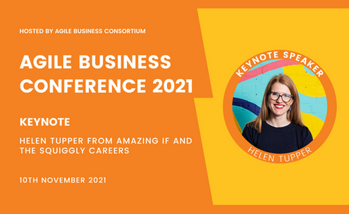 Agile Business Conference 2021 Helen Tupper Banner