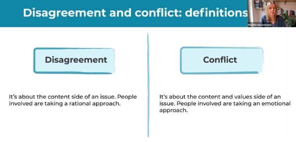 Tools to Help You Confidently Navigate Disagreement and Conflict Disagreement and conflict definitions