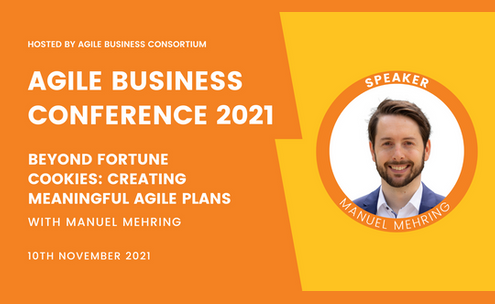 Agile Business Conference 2021 Manuel Mehring Banner