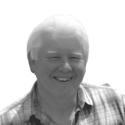 A soft-focus headshot style photograph of Ed Holt