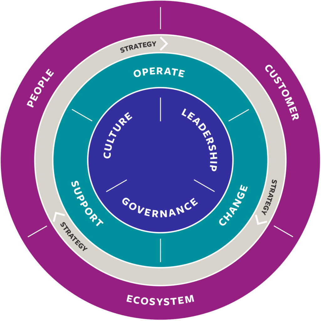 The Framework for Business Agility developed by Agile Business Consortium